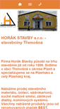 Mobile Screenshot of horakstavby.cz